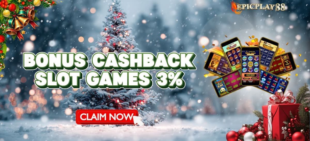 CASHBACK 3% KHUSUS SLOT SELAMA 1 MINGGU