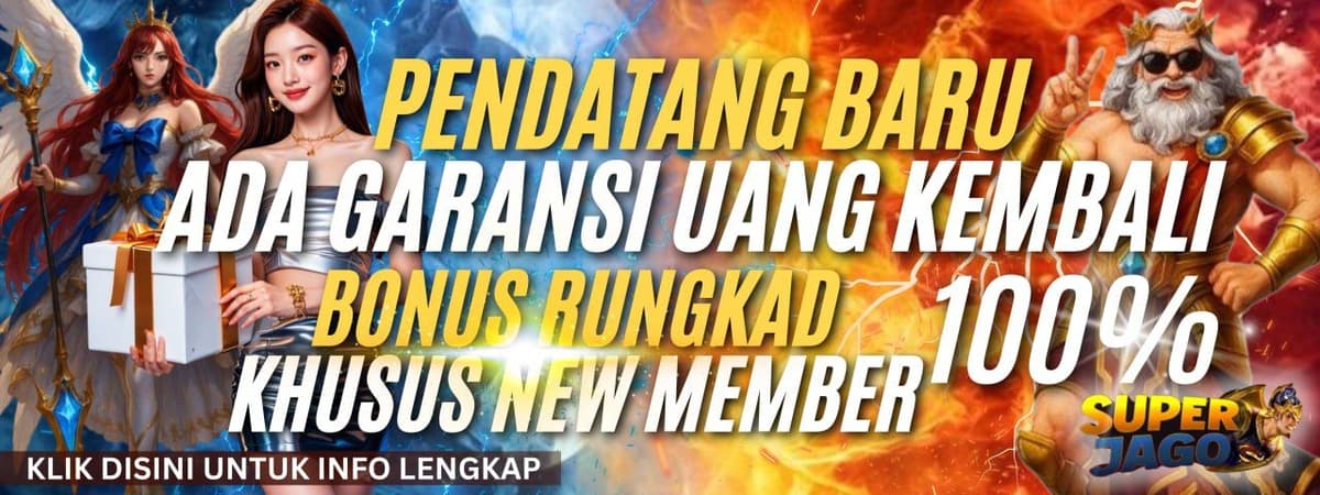 Promo PROMO GARANSI UANG KEMBALI 100% [ NEW MEMBER ]