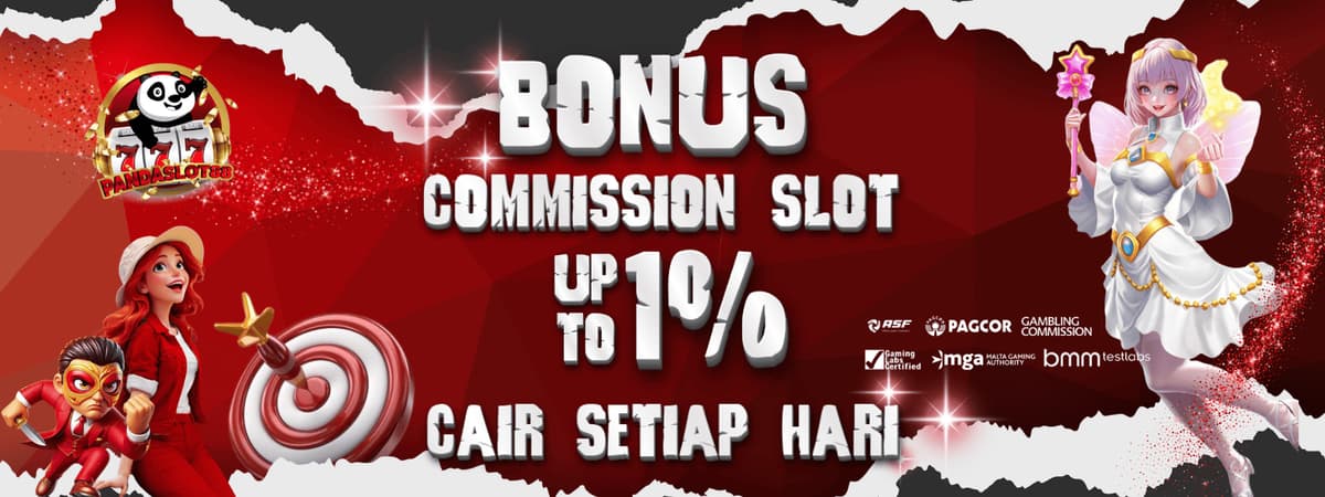 Bonus Commission Slot 1% Banner
