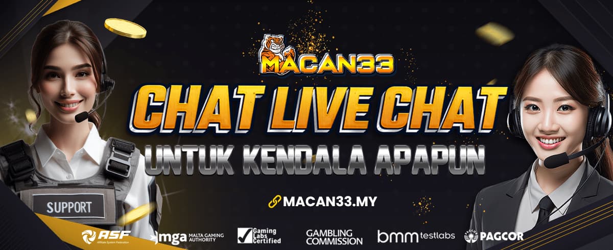MACAN33 LIVE CHAT 24 JAM NONSTOP Banner