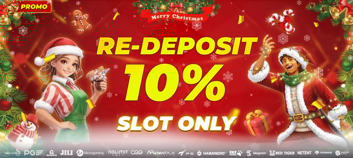 REDEPOSIT 10% SLOT ONLY