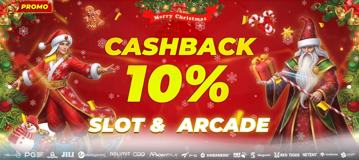 CASHBACK 10% SLOT & ARCADE