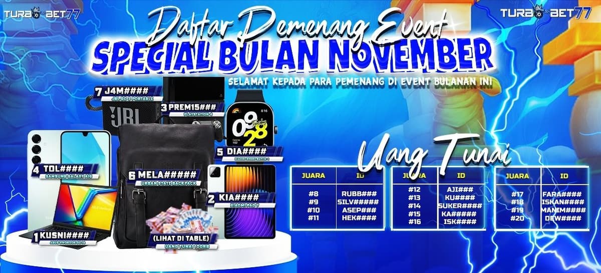 PEMENANG EVENT POINT NOVEMBER  Banner