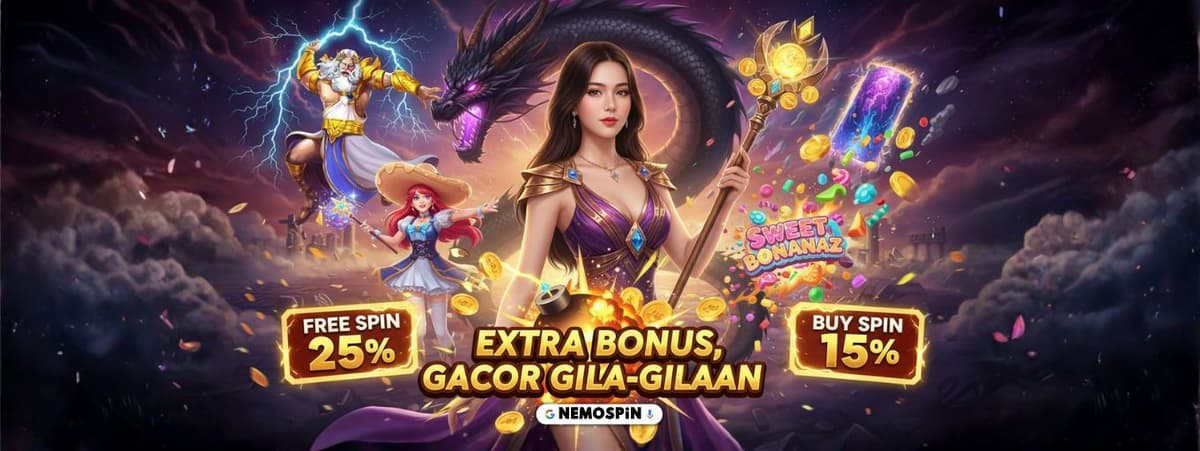 EVENT BONUS BUY SPIN & FREE SPIN NEMOSPIN Banner