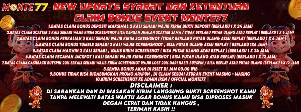 Promo SYARAT DAN KETENTUAN CLAIM 