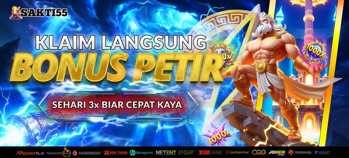 Promo Sakti55 Bonus Petir Pragmatic