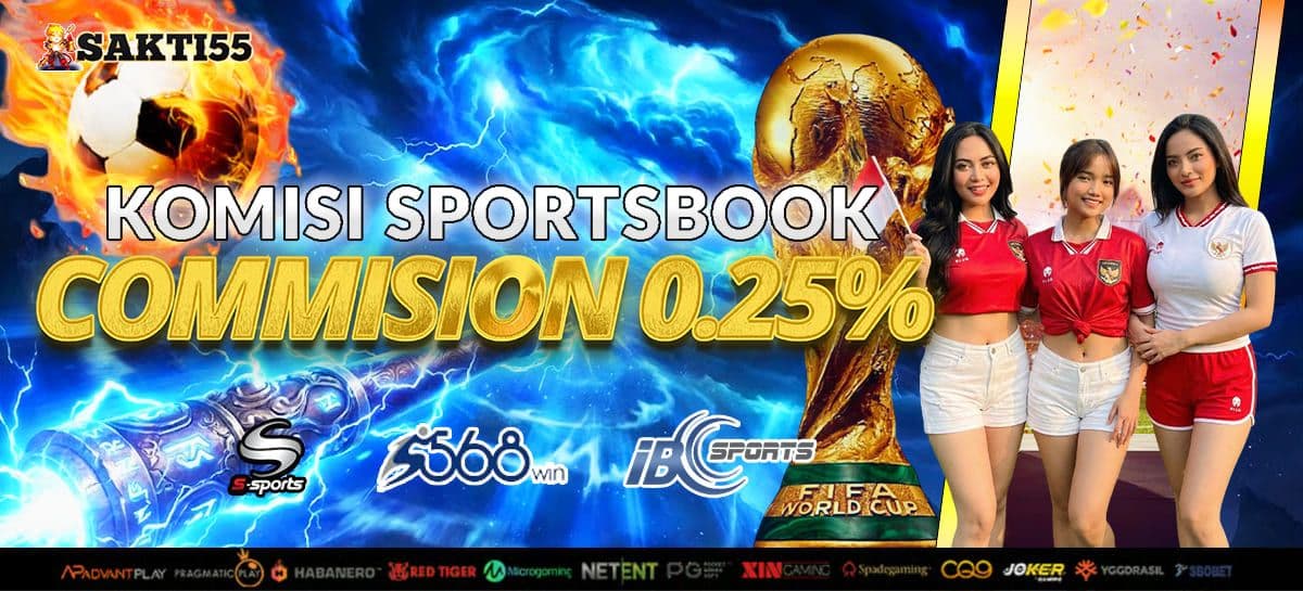 Promo Bonus Commission Sportsbook 0.25%