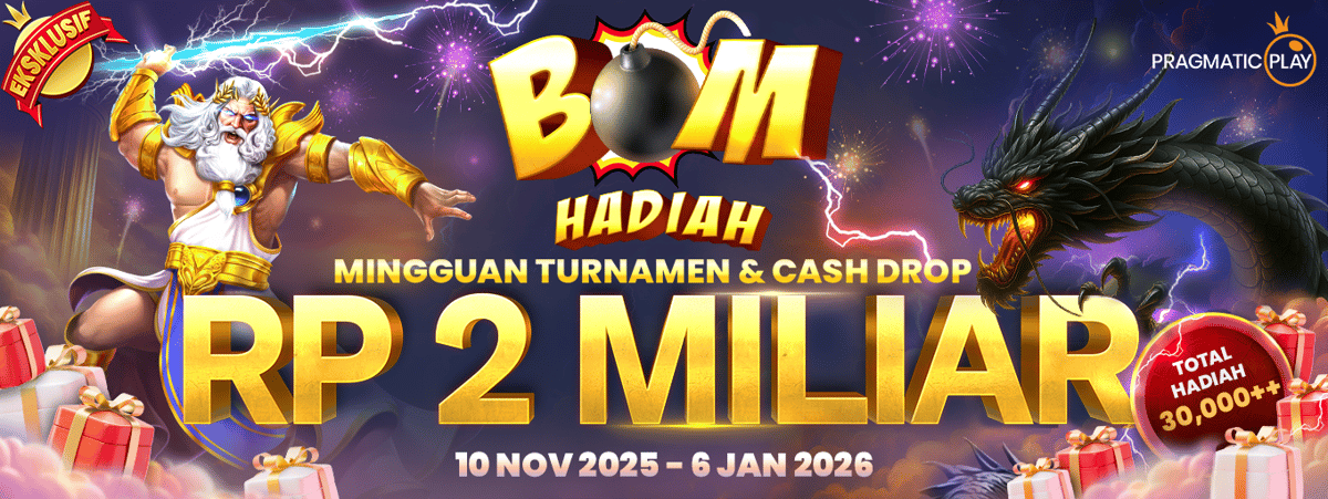 Pragmatic Play - BOM HADIAH TURNAMEN Banner