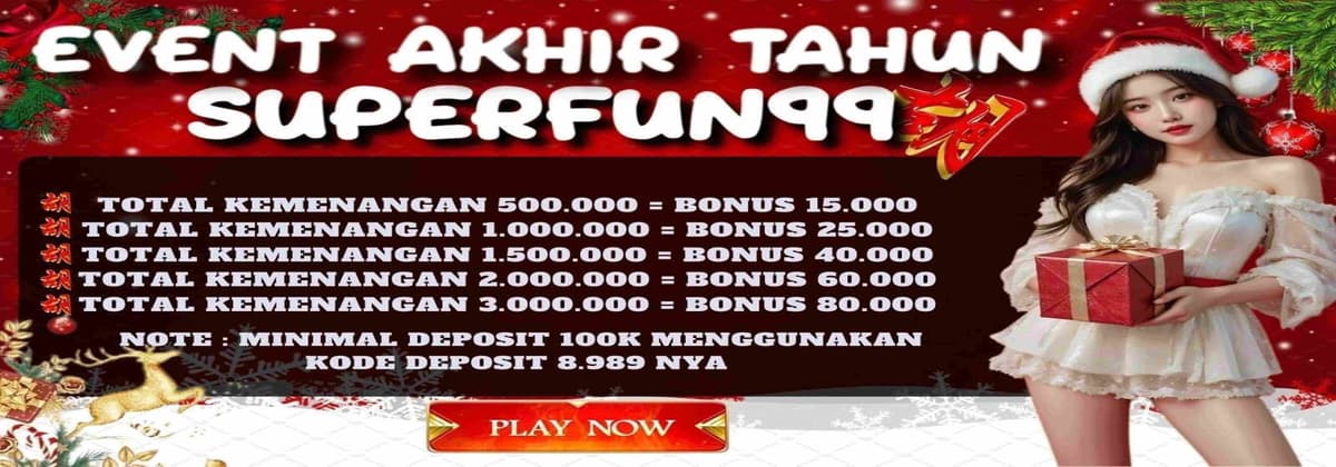 BONUS AKHIR TAHUN SUPERFUN99 Banner