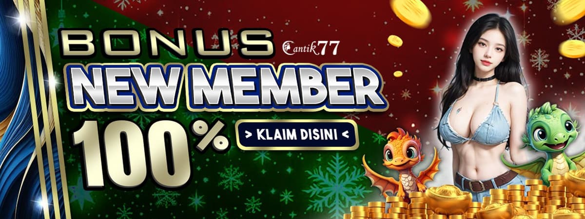 BONUS NEW MEMBER SLOT 100% Banner