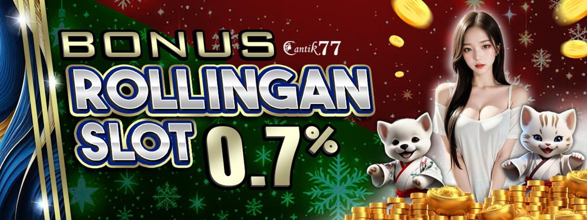 BONUS ROLLINGAN SLOT 0.7% Banner