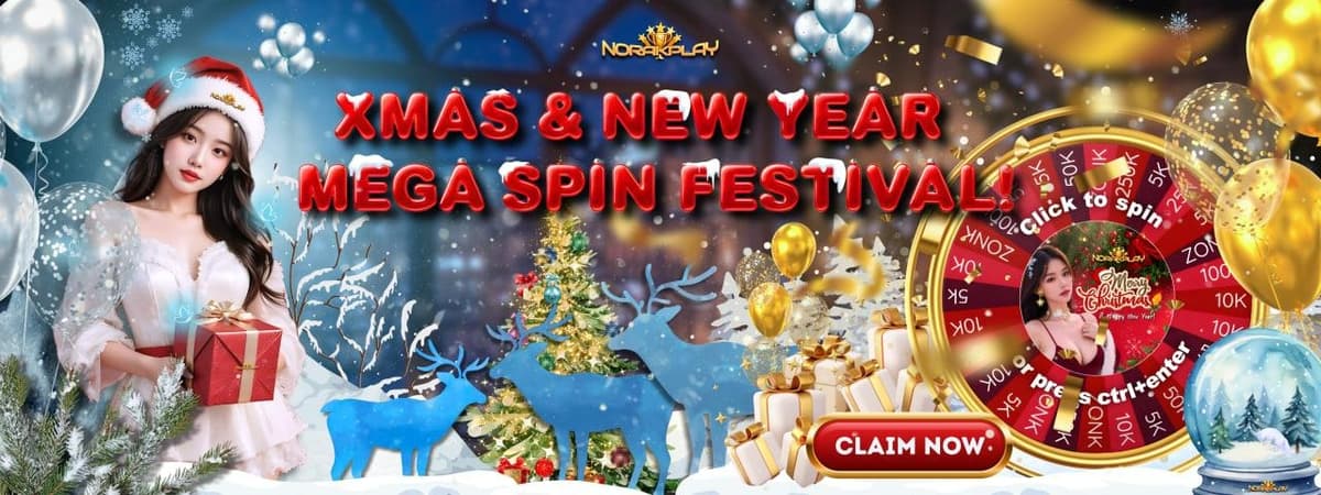 XMAS & NEW YEAR MEGA SPIN FESTIVAL! Banner