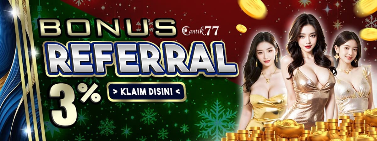 BONUS REFERRAL 3% Banner