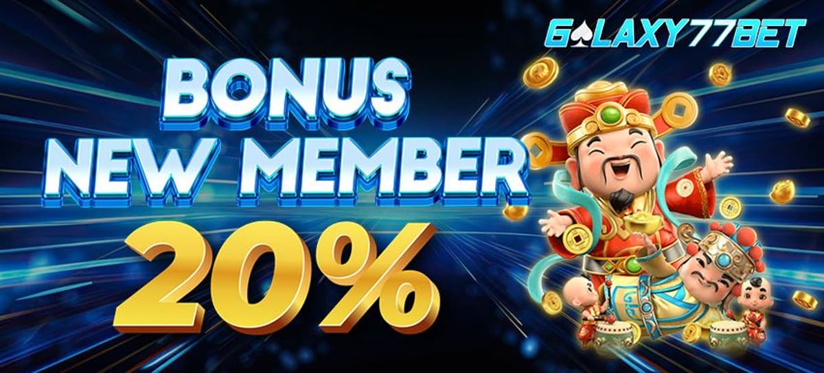 Promo BONUS NEW MEMBER 20%