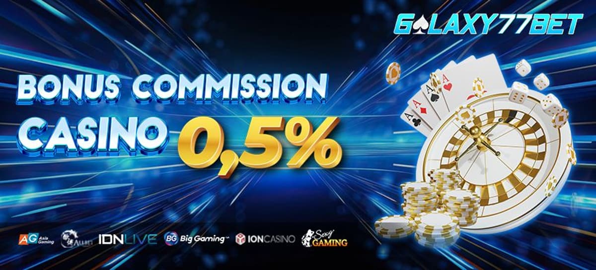 Promo KOMISI CASINO 0.5%