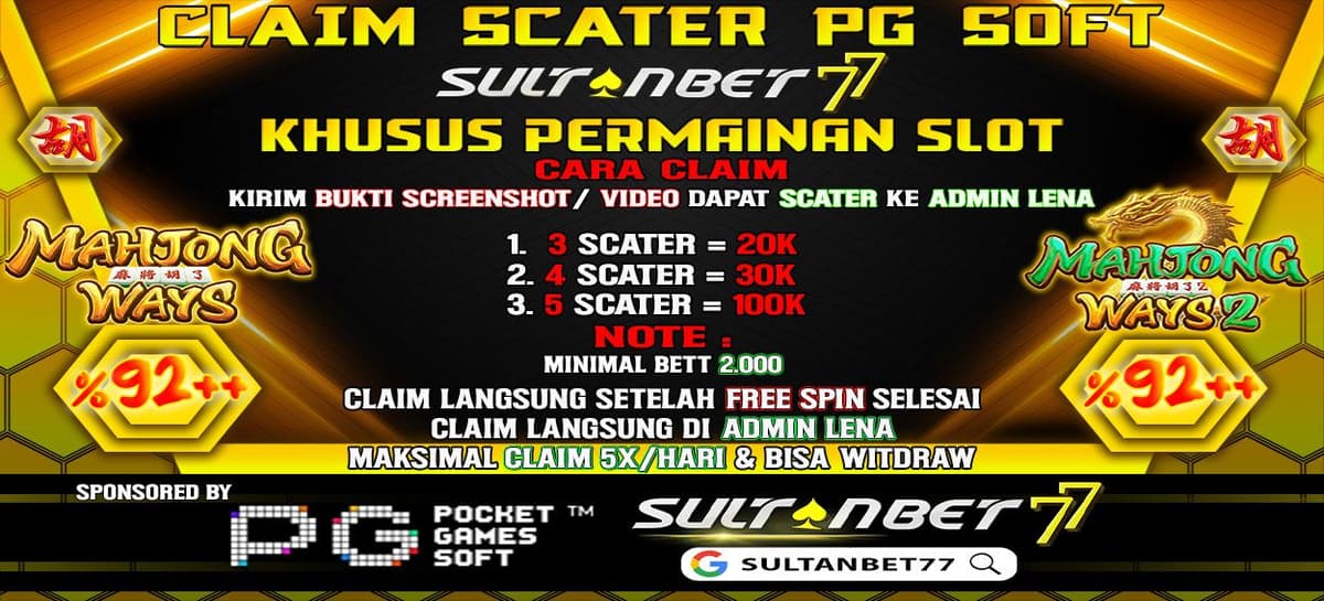 CLAIM SCATTER MAHJONG WAYS 1 & 2