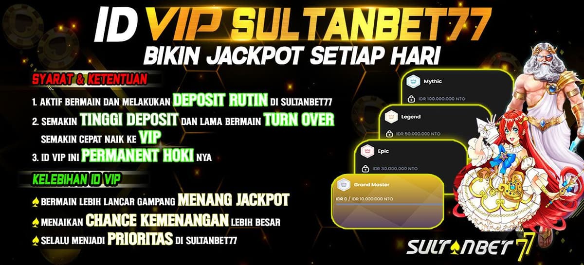 ID VIP SULTANBET77 BIKIN JACKPOT SETIAP HARI