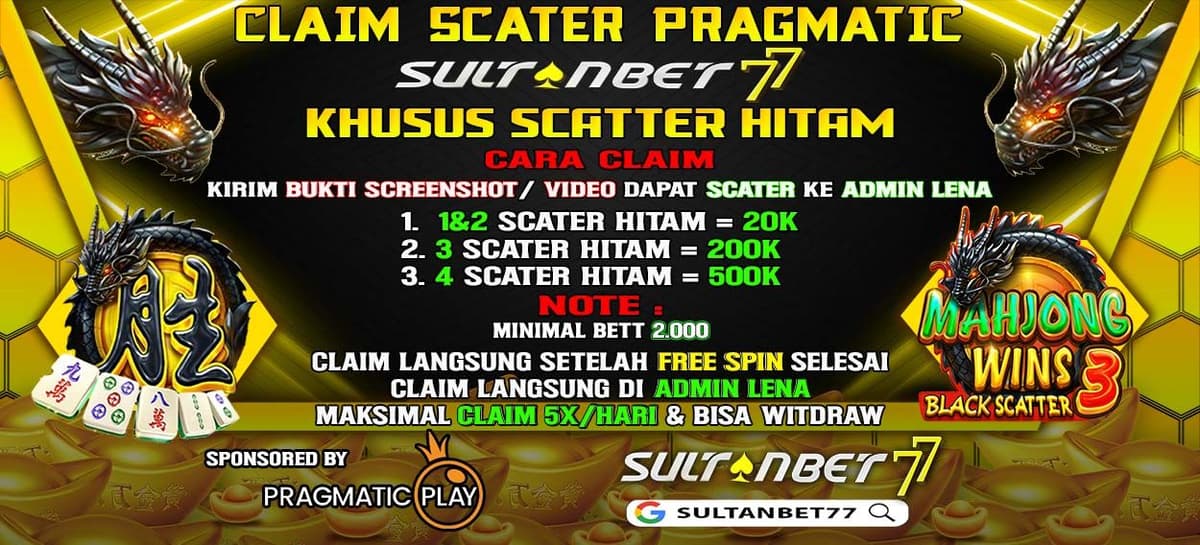 Promo SPECIAL CLAIM SCATTER HITAM MAHJONG WINS 3