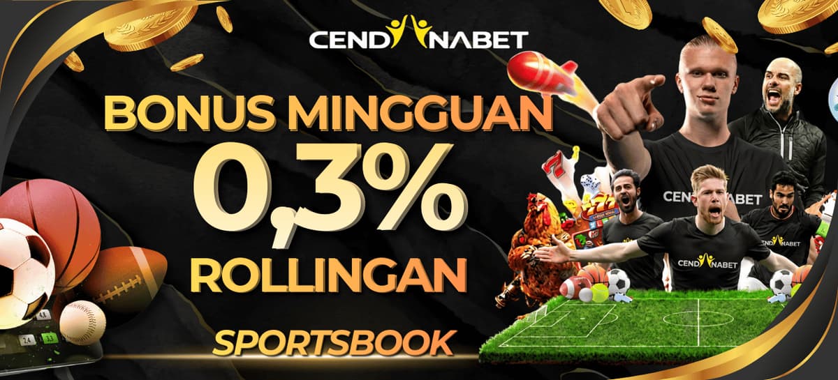 Promo BONUS ROLLINGAN 0.3% SPORTSBOOK SETIAP MINGGU