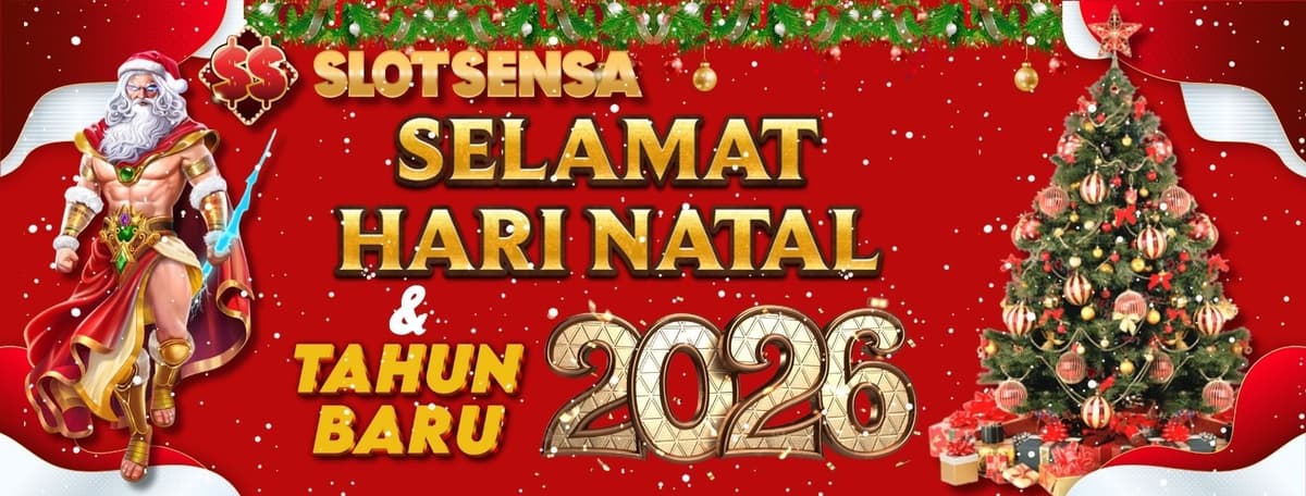 Selamat Natal Dan Tahun Baru 2026 Banner