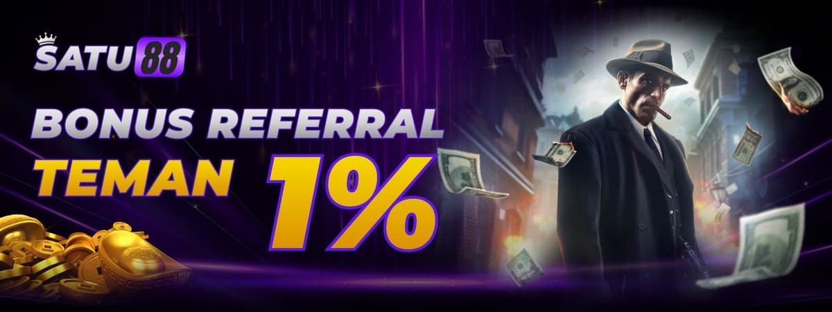 Bonus Referral Teman 1% Banner