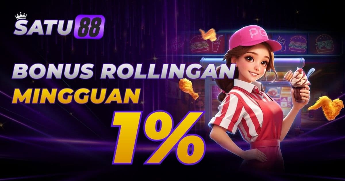 Promo Bonus Rollingan Mingguan hingga 1%
