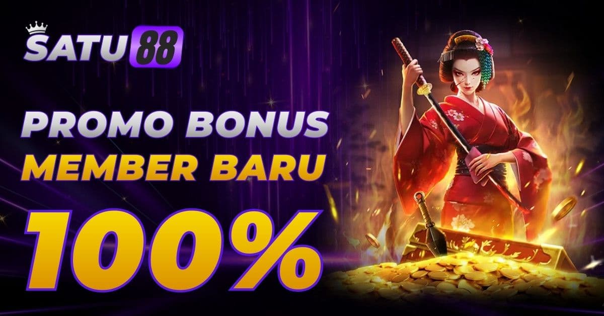 Promo Bonus New Member 100% di Depan