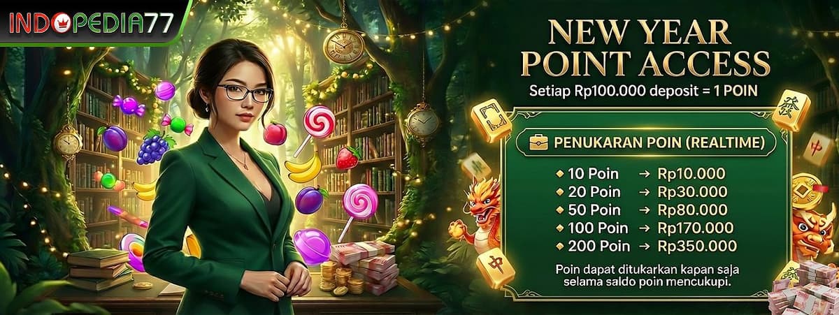 NEW YEAR POINT ACCESS INDOPEDIA77 Banner