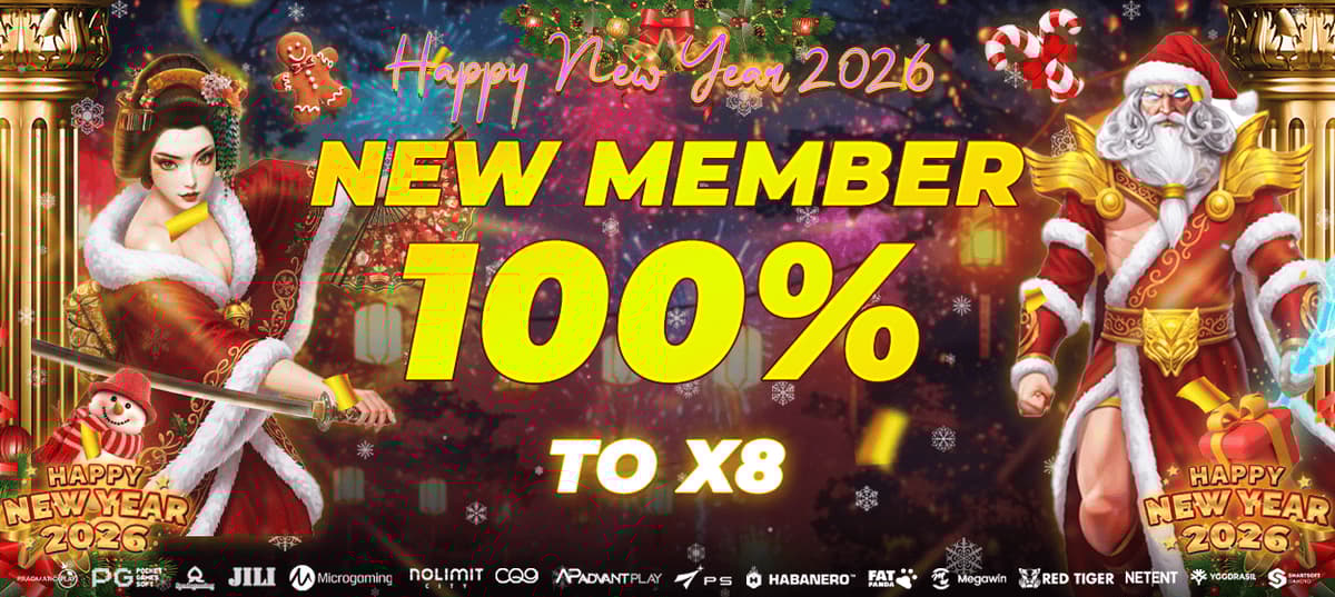 Promo PROMO 100% NEW MEMBER