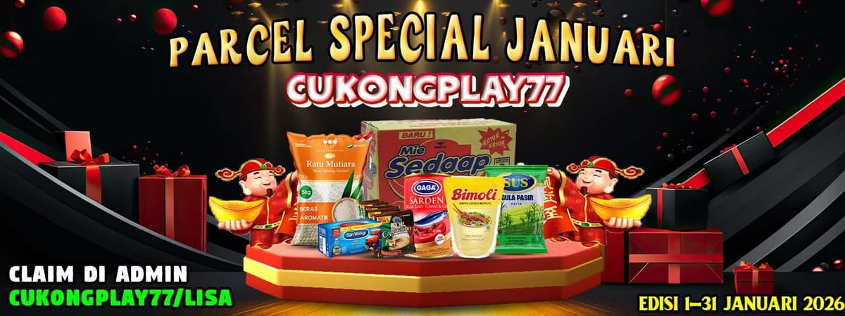 PARCEL BULANAN CUKONGPLAY77 Banner