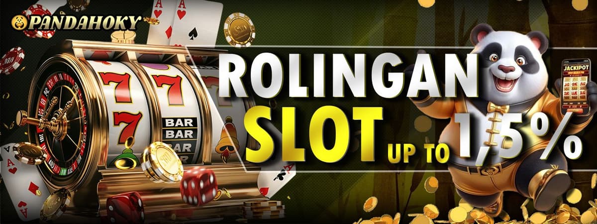 BONUS ROLLINGAN SLOT UP TO 1.5% Banner