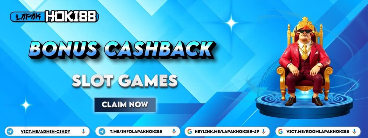 Promo CASHBACK MINGGUAN SLOT GAMES up/to 3%