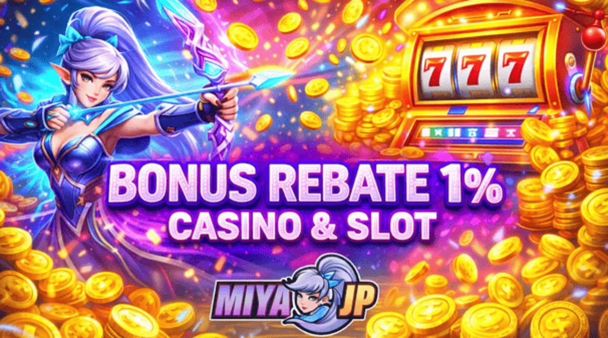 Promo Bonus Rebate Casino & SLot Up To 1%