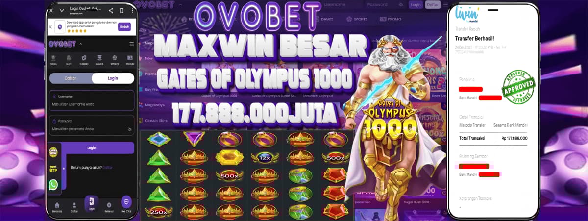 MAXWIN TERBESAR OVOBET Banner