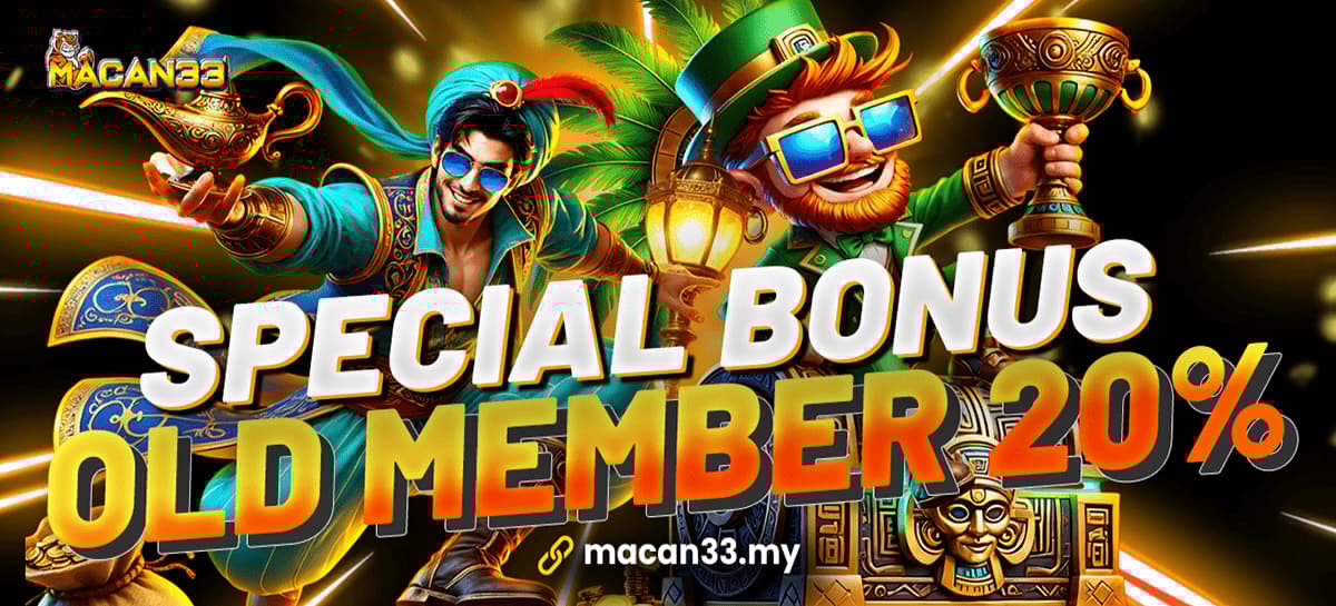 SPESIAL BONUS 20% KHUSUS OLD MEMBER  Banner