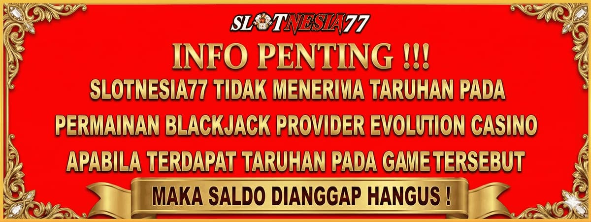 INFO PENTING CASINO  Banner