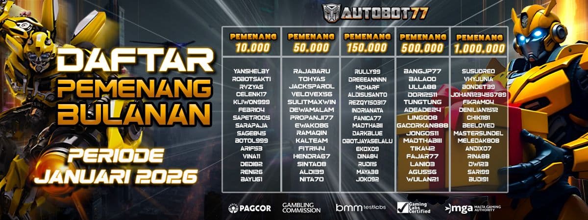 DAFTAR PEMENANG	 Banner