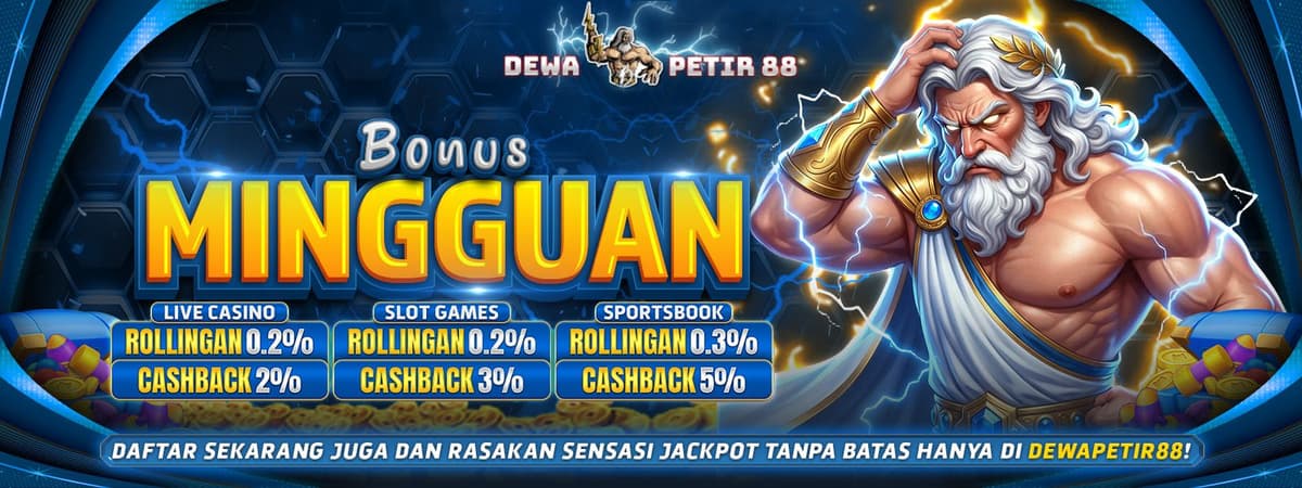 DEWAPETIR88 | Bonus Cashback & Rollingan Banner