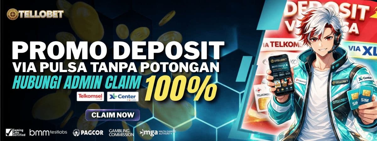 Promo DEPOSIT PULSA TANPA POTONGAN 100%