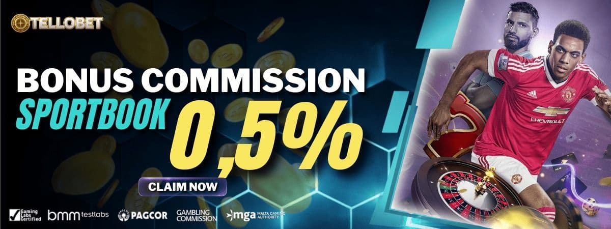 Promo Bonus Commission Sports Up To 0.50%