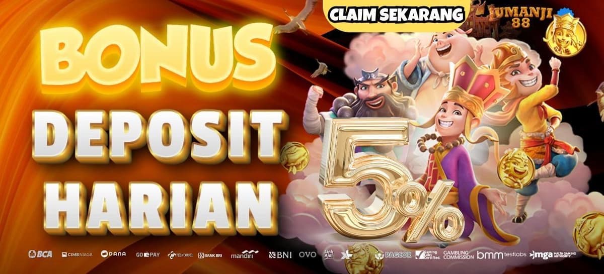 Promo BONUS DEPOSIT HARIAN 5%