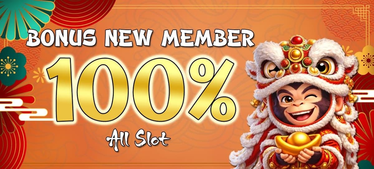 Promo Bonus New Member Slot 100%
