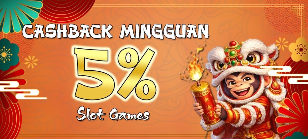 Promo Cashback Kekalahan Slot 5%