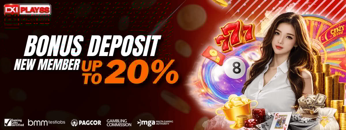 Promo BONUS NEW MEMBER 20%