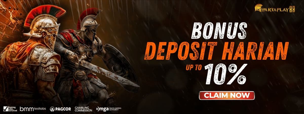 BONUS DEPOSIT HARIAN 10% Banner