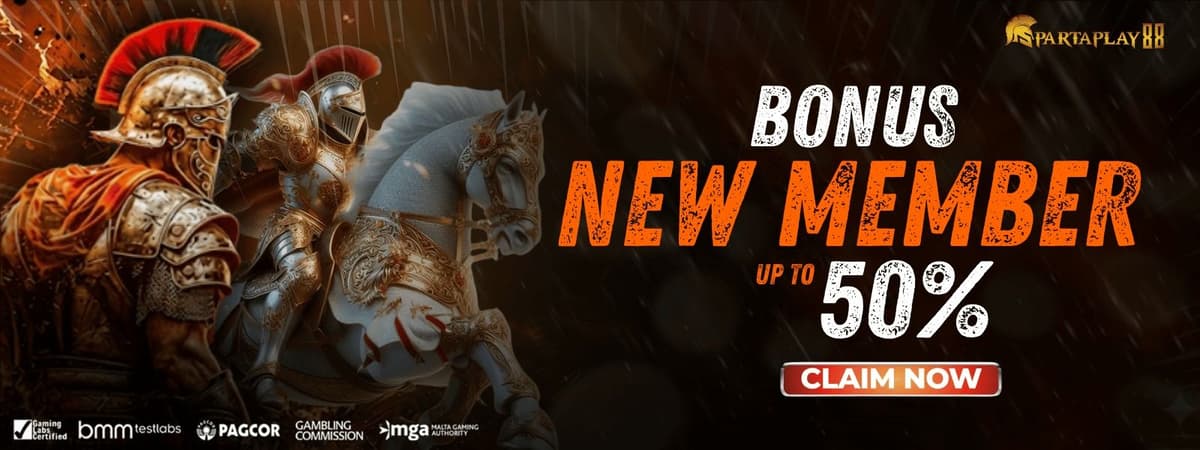 BONUS NEW MEMBER 50% Banner