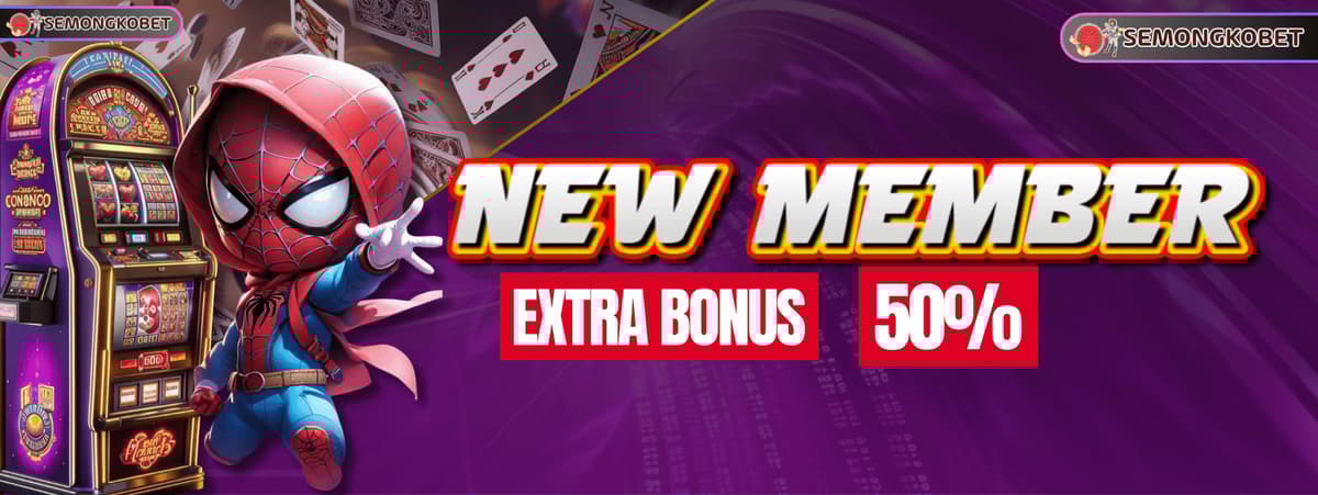 Promo WELCOME BONUS 50% Khusus New Member