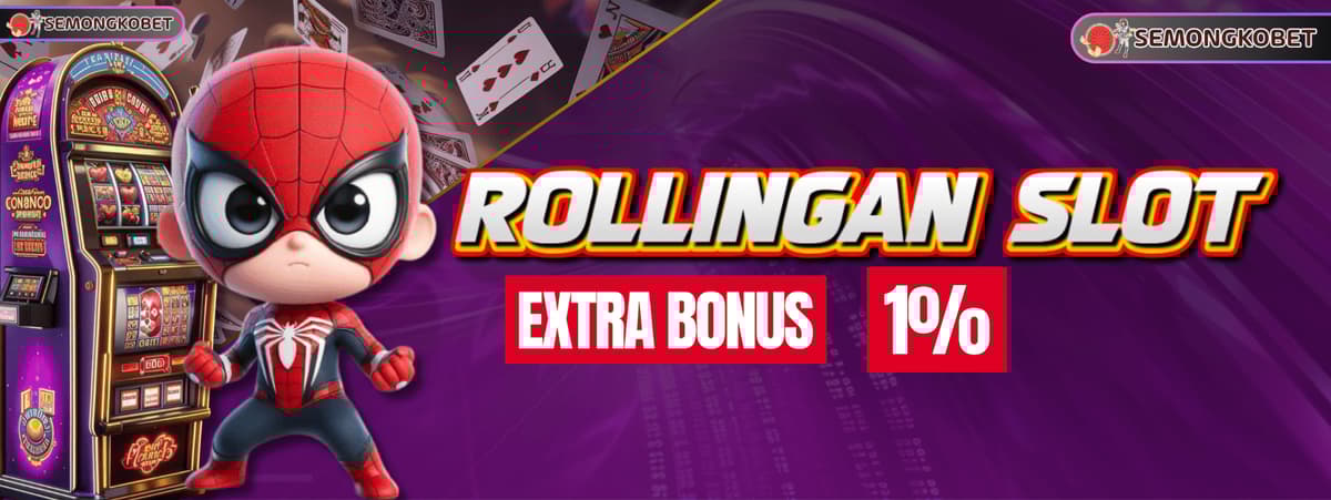 Promo BONUS ROLLINGAN SLOT 1% 
