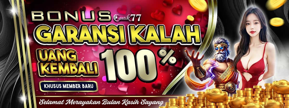 Promo BONUS GARANSI KALAH UANG KEMBALI 100% - NEW MEMBER