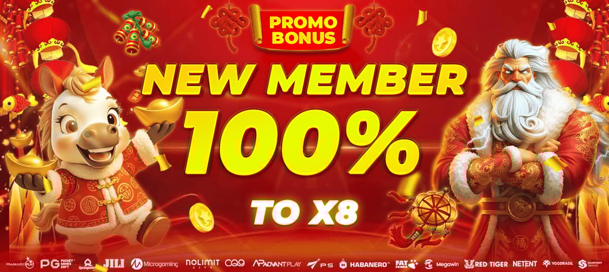 Promo PROMO 100% NEW MEMBER